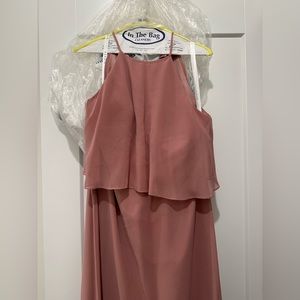 Azazie Size 10 formal dress. Blush/pink, EUC